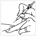 Inject the medication