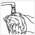Wash your hands with soap
