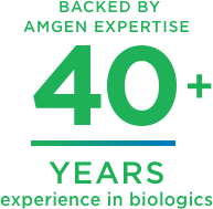 Amgen Biologics – over 40 years of experience